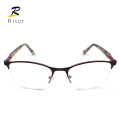 17027 Fashion Wholesale Custom Metal Eyewear Glasses Optical Eyeglasses Frames